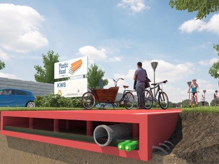 plastic road